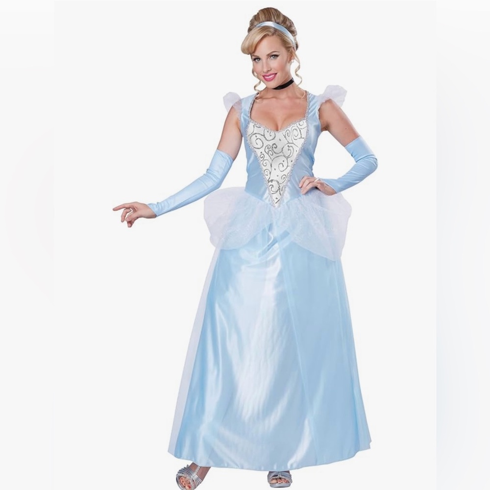 NWT Classic Cinderella Costume, Adult XL, Halloween